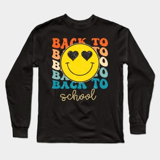 Boho Style Smile Back to School Long Sleeve T-Shirt